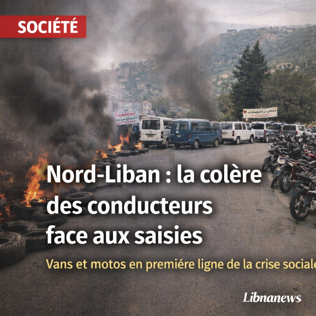 Manifestations des conducteurs de vans et de motos dans le Nord-Liban : une vague de contestation contre les saisies de véhicules