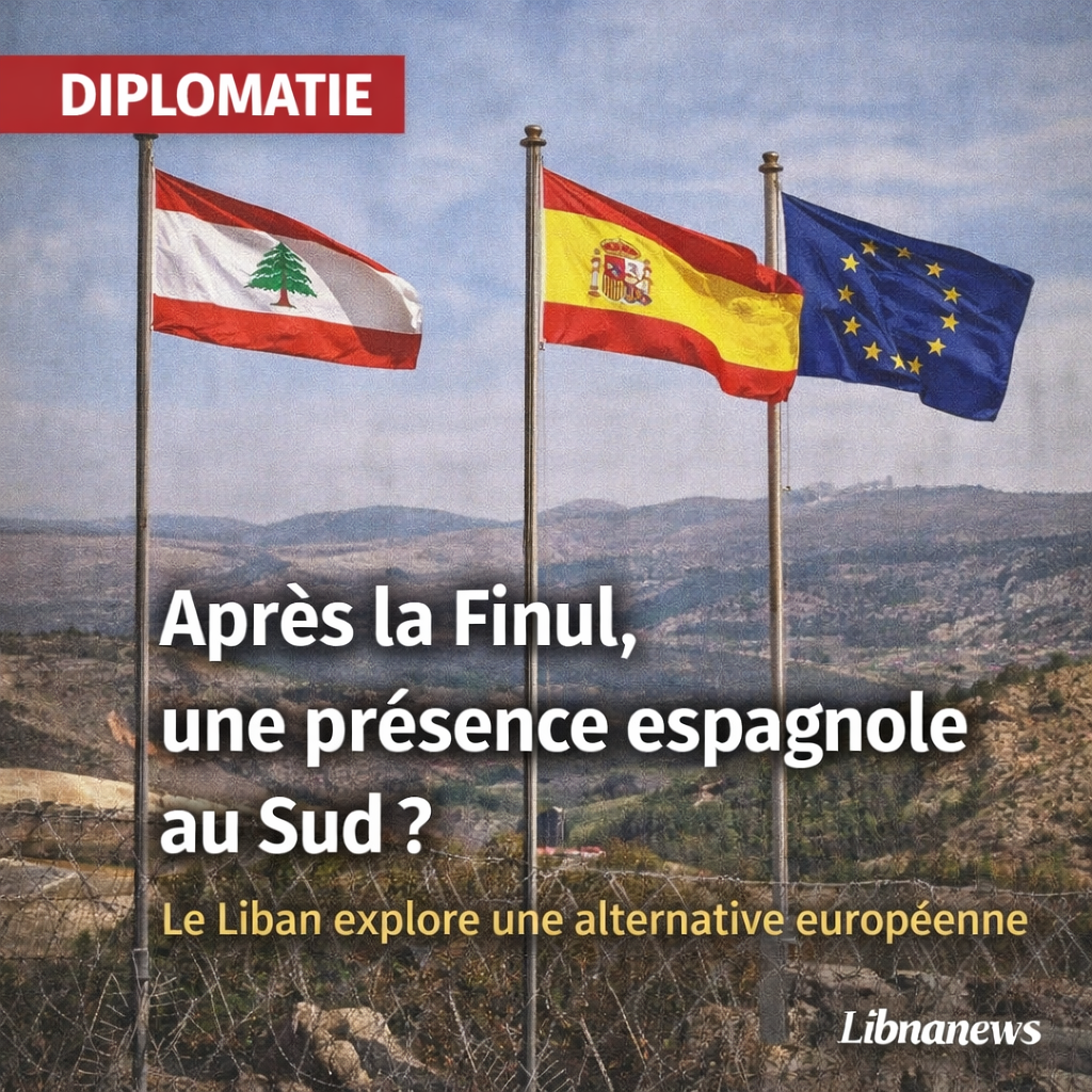 Le Liban envisage le maintien d&rsquo;unités espagnoles au Sud après le retrait de la Finul en 2027