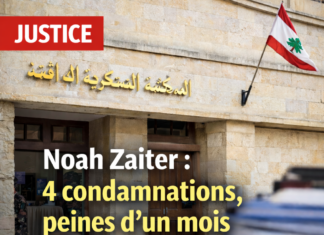 La cour militaire libanaise condamne le narcotrafiquant Noah Zaiter à un mois de prison pour chacune de ses quatre condamnations
