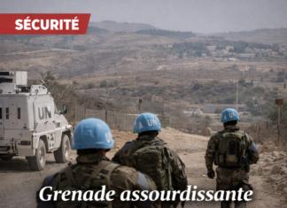 Un drone israélien largue une grenade assourdissante près des casques bleus de la FINUL à Kfarkela