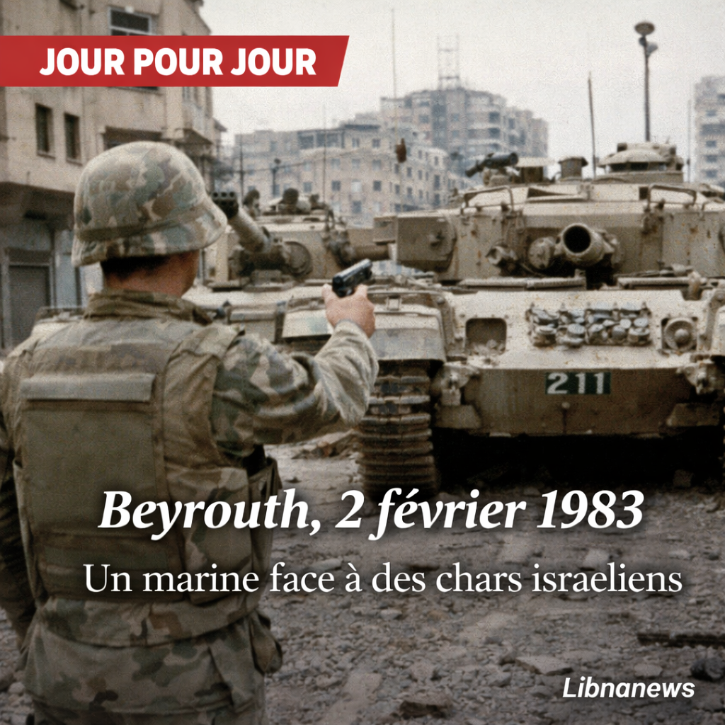 L’acte de bravoure d’un marine américain face aux tanks israéliens à Beyrouth en 1983 L’acte de bravoure d’un marine américain face aux tanks israéliens à Beyrouth en 1983