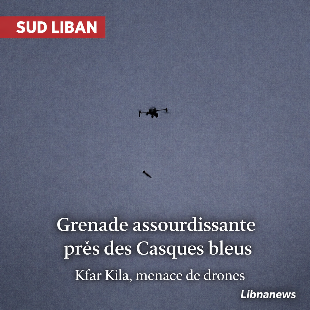 Les drones israéliens menacent les Casques bleus franèais au Liban
