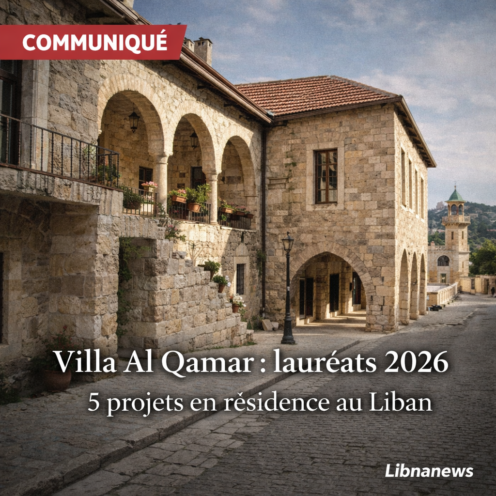 Annonce des lauréats 2026 de la Villa Al Qamar, la résidence artistique de l’Institut français du Liban
