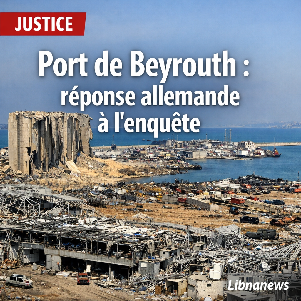 Réunion entre les juges Hajjar et Bitar : réception d’une réponse allemande dans l’enquête sur l’explosion du port de Beyrouth Réunion entre les juges Hajjar et Bitar : réception d’une réponse allemande dans l’enquête sur l’explosion du port de Beyrouth