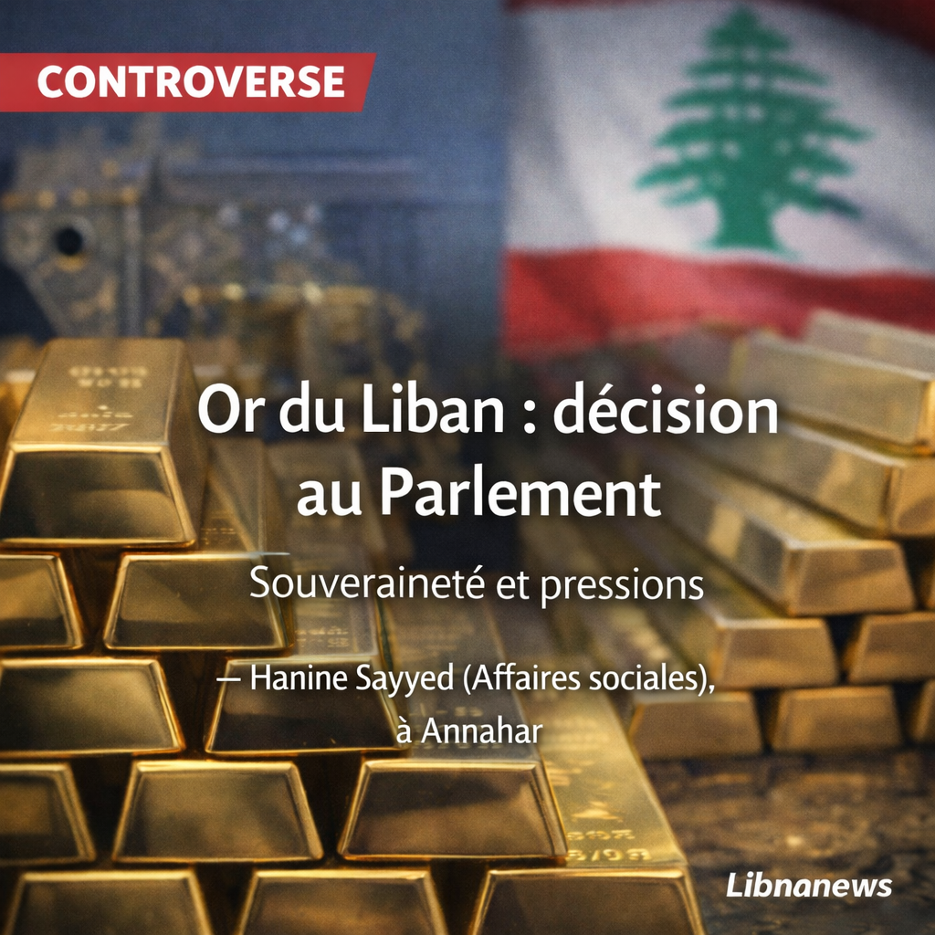 La ministre libanaise des Affaires sociales réaffirme la souveraineté parlementaire sur les réserves d’or lors du sommet de Dubaï