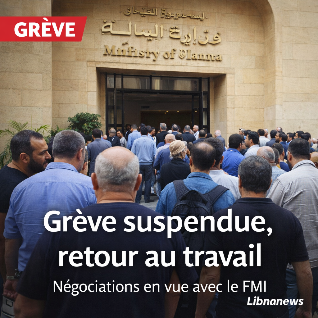 Les employés de l’administration publique libanaise suspendent leur grève en vue de négociations avec le FMI Les employés de l’administration publique libanaise suspendent leur grève en vue de négociations avec le FMI