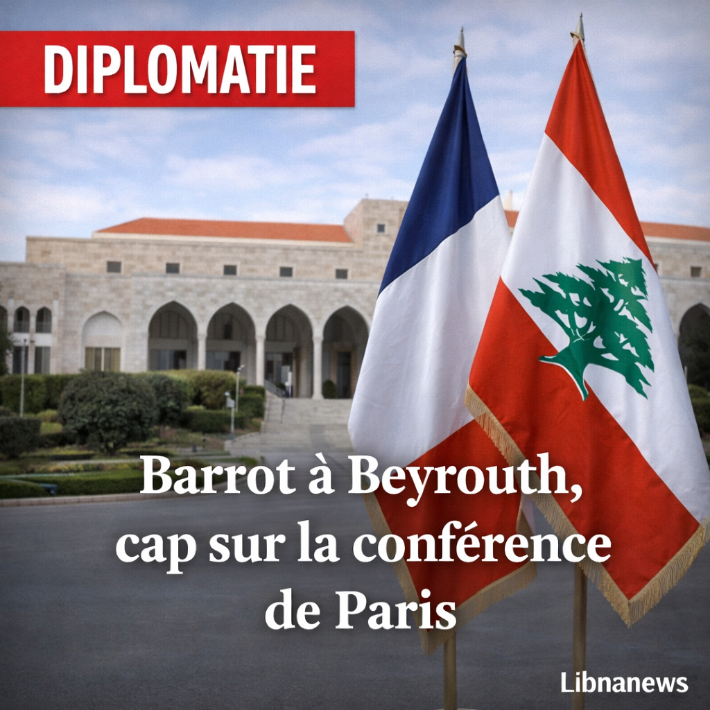 Jean-Noël Barrot à Beyrouth pour préparer la conférence internationale de soutien à l’armée libanaise
