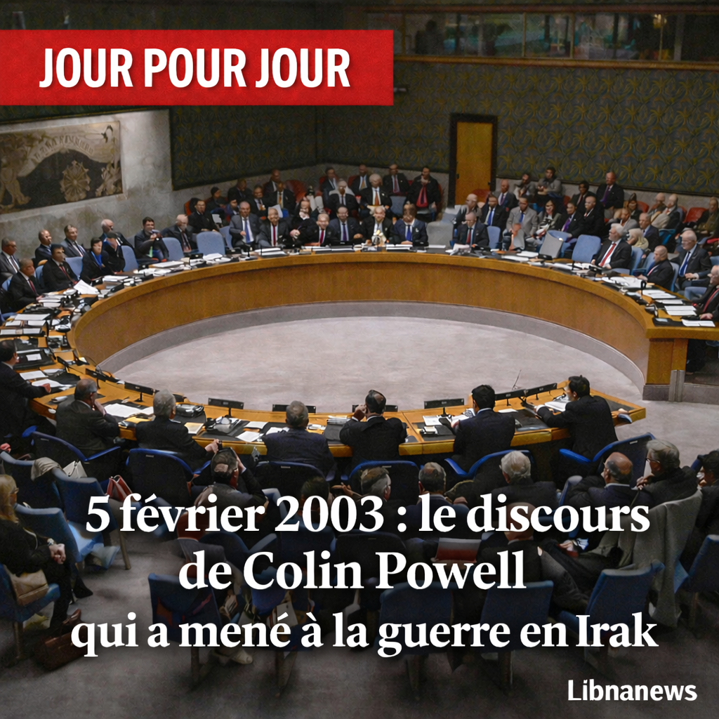 Jour pour Jour: Colin Powell à l’ONU, les allégations sur les armes irakiennes qui ont précipité l’invasion de 2003 Jour pour Jour: Colin Powell à l’ONU, les allégations sur les armes irakiennes qui ont précipité l’invasion de 2003