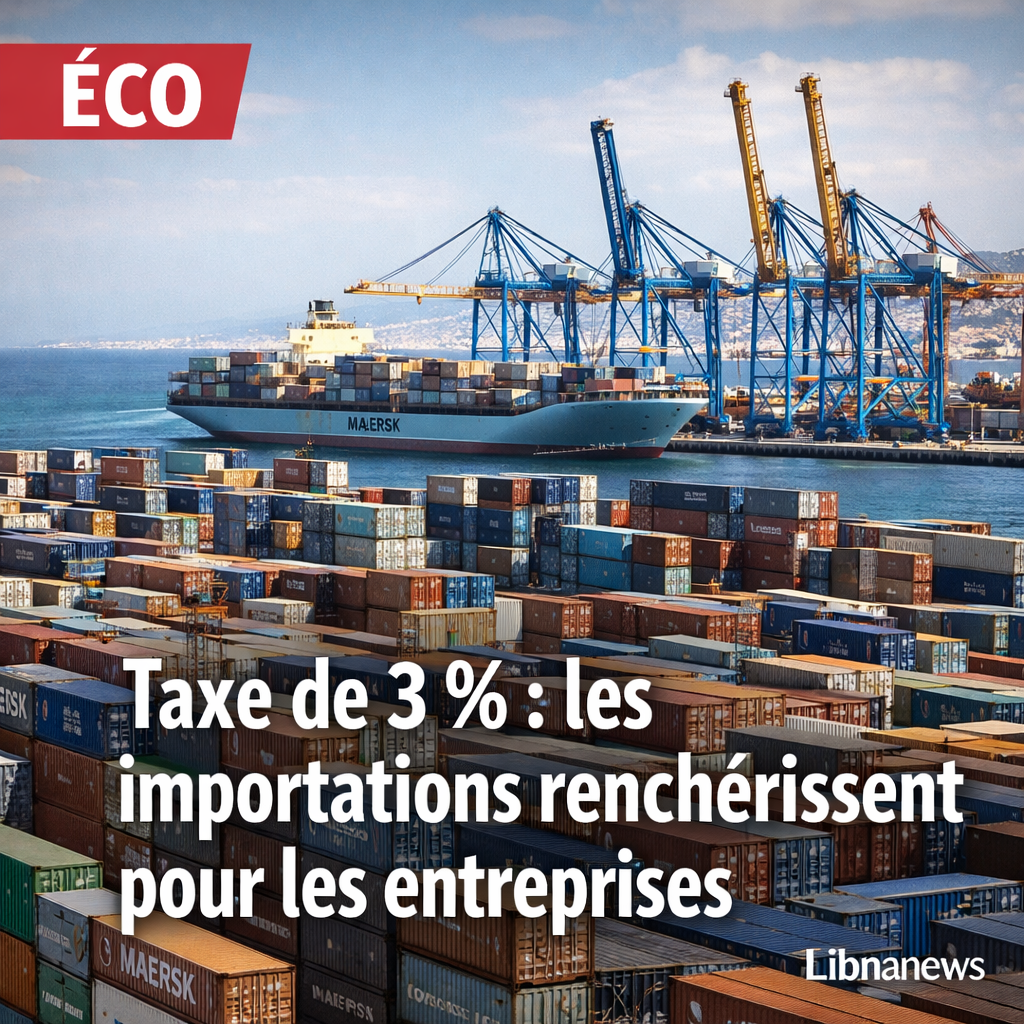Liban : La taxe de 3 % sur les importations aggrave la hausse des coûts pour les entreprises