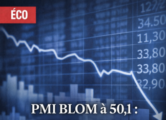 Le PMI BLOM du Liban à 50,1 en janvier : une expansion marginale marquée par des signes de ralentissement