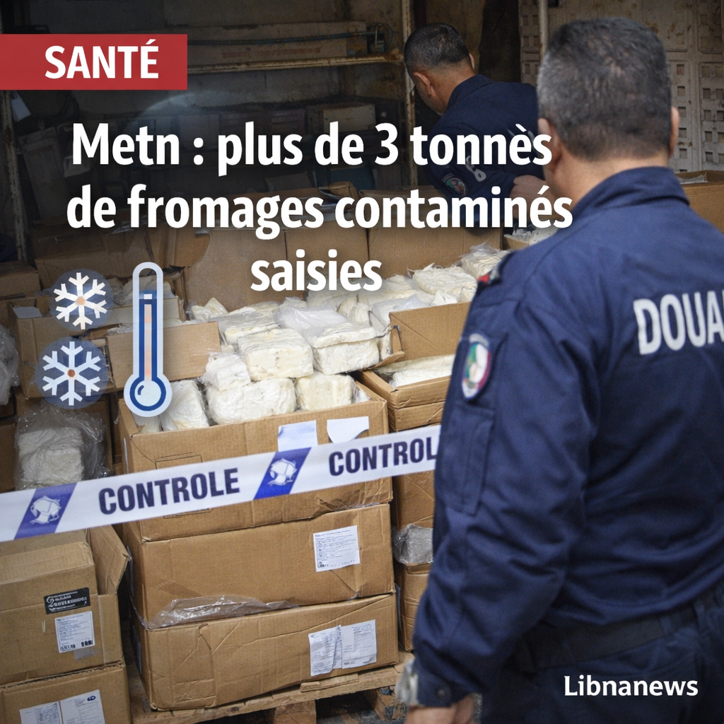 Saisie de plus de trois tonnes de fromages contaminés dans le Metn