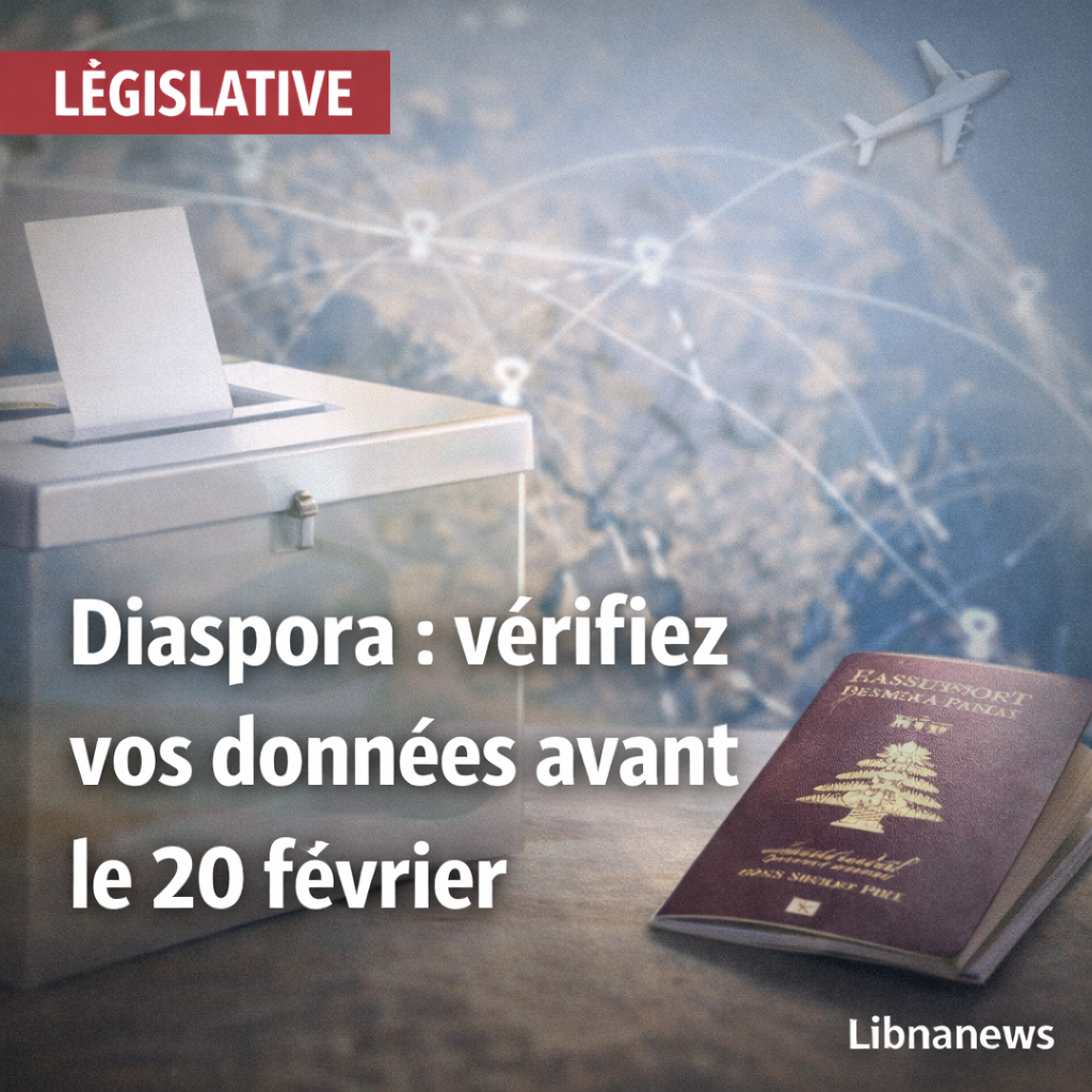 Législatives: Le ministère de l’Intérieur appelle les Libanais non-résidents à vérifier la validité de leurs données électorales avant le 20 février