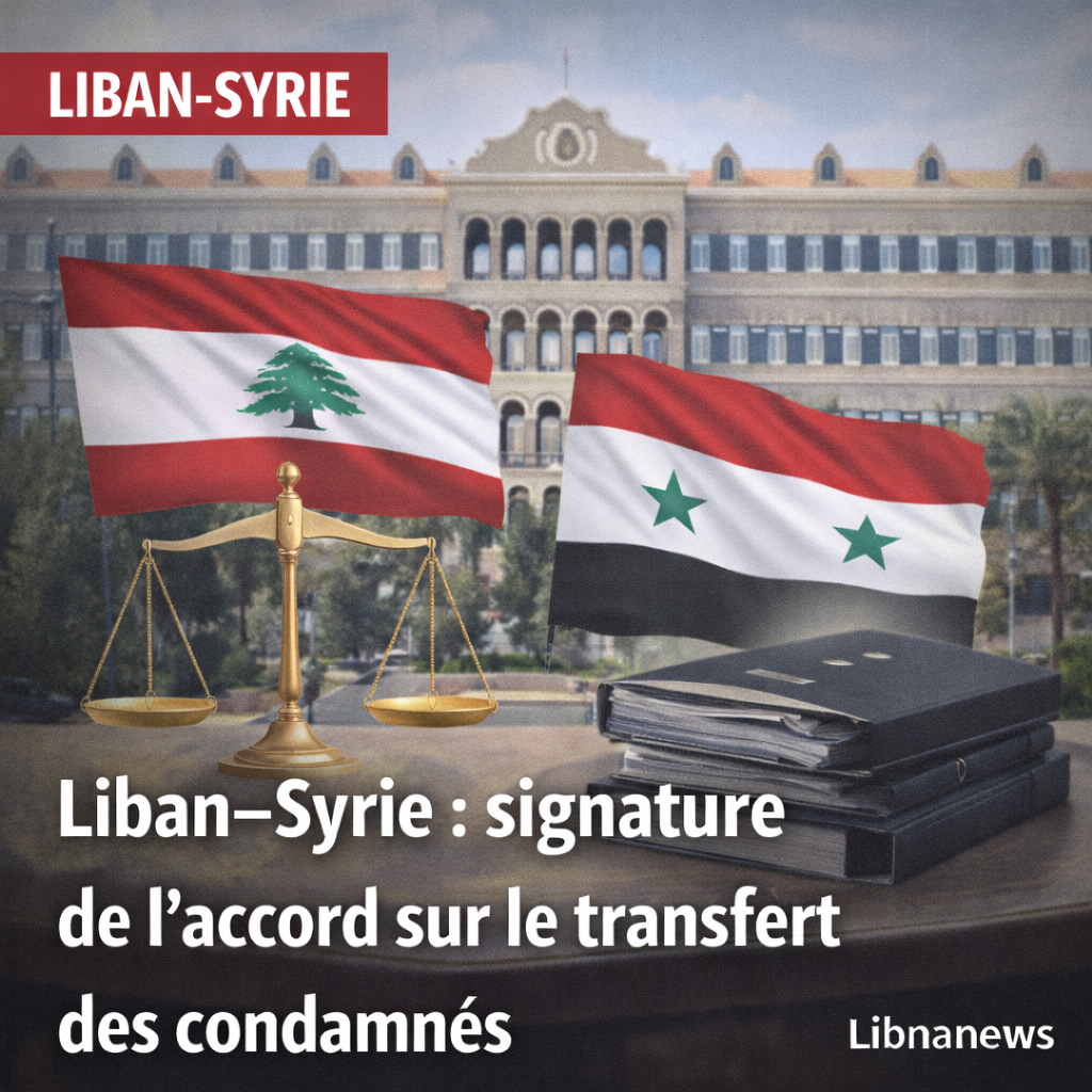 Le Liban et la Syrie signent l’accord sur le transfert des condamnés demain au Sérail gouvernemental