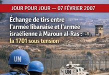 Jour pour jour: Échange de tirs à la frontière libano-israélienne, le fragile cessez-le-feu de 2006 mis à l’épreuve le 7 février 2007