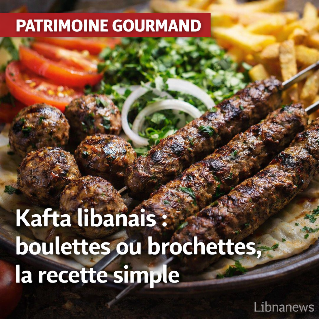 Liban/Cuisine: Le Kafta, une recette libanaise