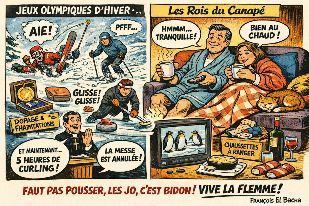 Jeux Olympiques, vive la flemme