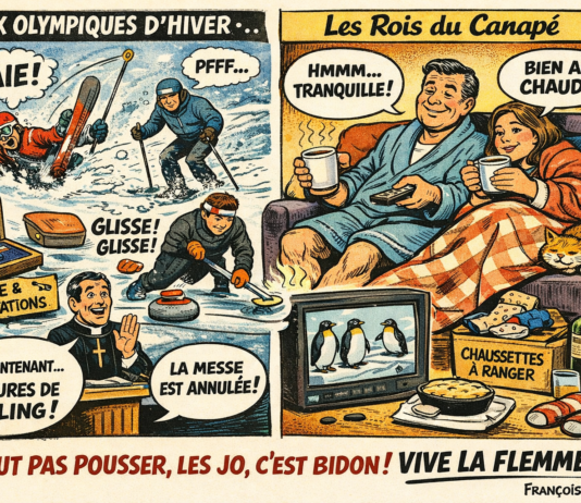 Jeux Olympiques, vive la flemme