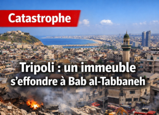 Nouveau drame à Tripoli : effondrement d’un immeuble résidentiel dans le quartier de Bab al-Tabbaneh