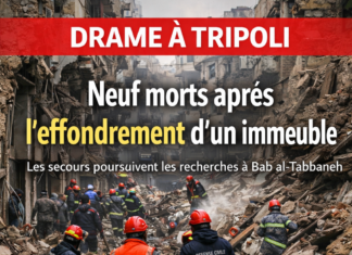 Effondrement d’un immeuble à Tripoli : neuf morts dans le quartier de Bab al-Tabbaneh