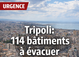 Le Premier ministre Nawaf Salam annonce l’évacuation de 114 bâtiments menacés à Tripoli après l’effondrement meurtrier de Bab al-Tabbaneh Le Premier ministre Nawaf Salam annonce l’évacuation de 114 bâtiments menacés à Tripoli après l’effondrement meurtrier de Bab al-Tabbaneh