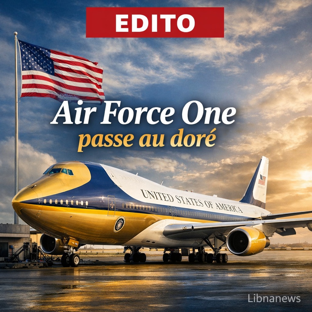 Air Force One passe au rouge-bleu-or : bientôt un drapeau “édition Trump” ?