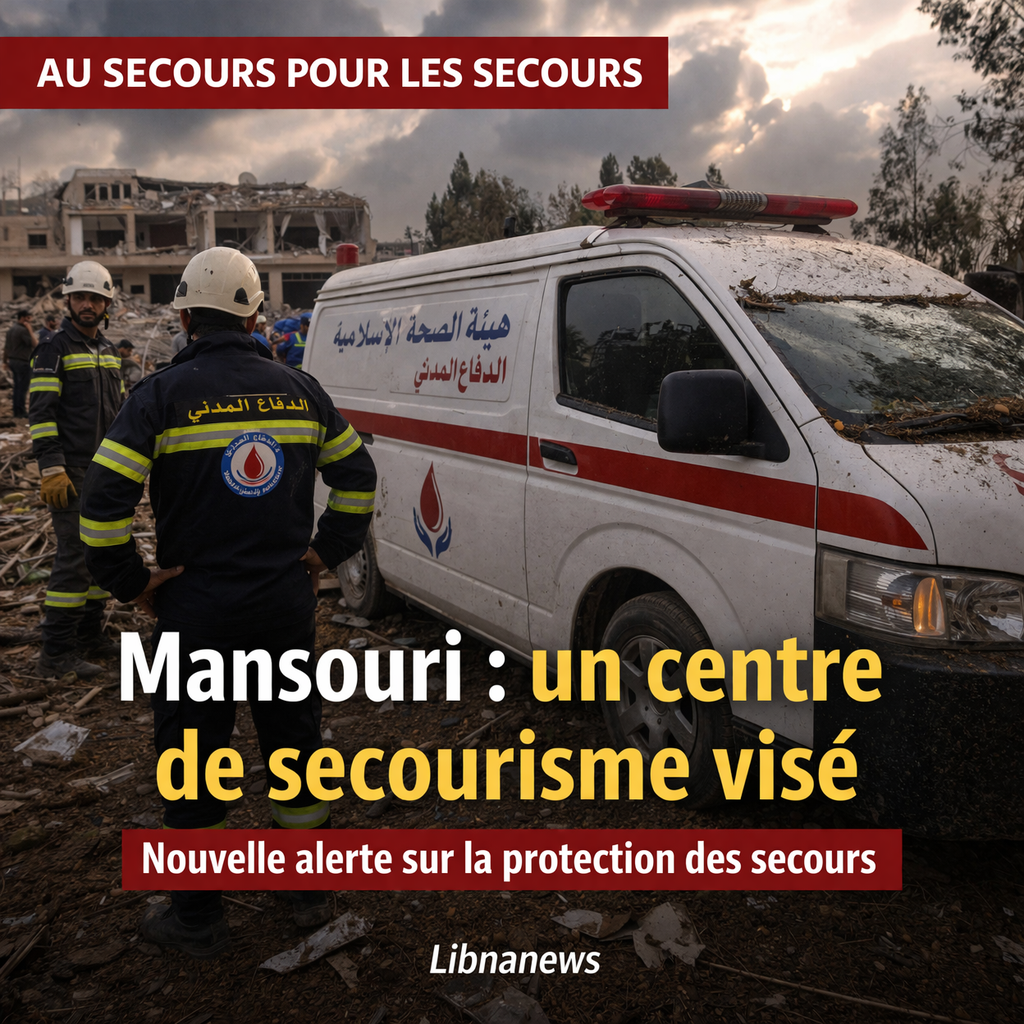 Mansouri : un centre de secourisme visé, une nouvelle alerte sur la protection des secours