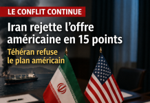 Iran rejette l’offre américaine en 15 points Iran rejette l’offre américaine en 15 points
