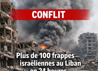 Israël annonce plus de 100 frappes aériennes au Liban en une journée Israël annonce plus de 100 frappes aériennes au Liban en une journée
