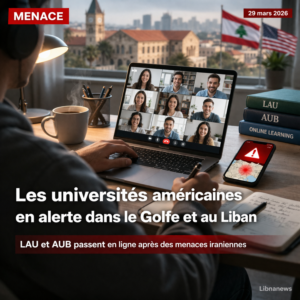 Universités américaines en alerte dans le Golfe et au Liban الجامعات الأمريكية المتأهبة في الخليج ولبنان