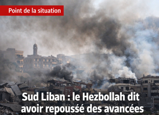 Sud Liban: le Hezbollah dit avoir repoussé des avancées israéliennes, l’armée intensifie ses frappes du Sud à Beyrouth
