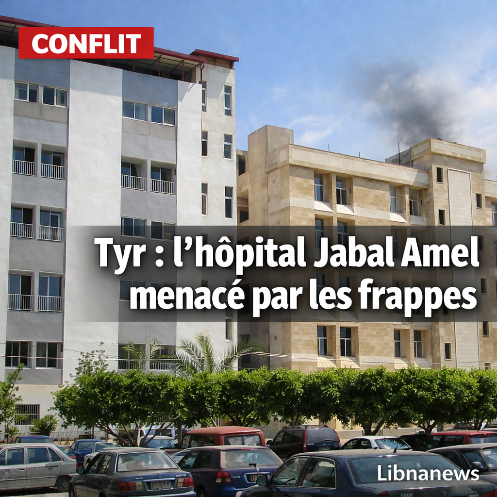 Tyr : Frappes israéliennes aux abords de l’hôpital Jabal Amel