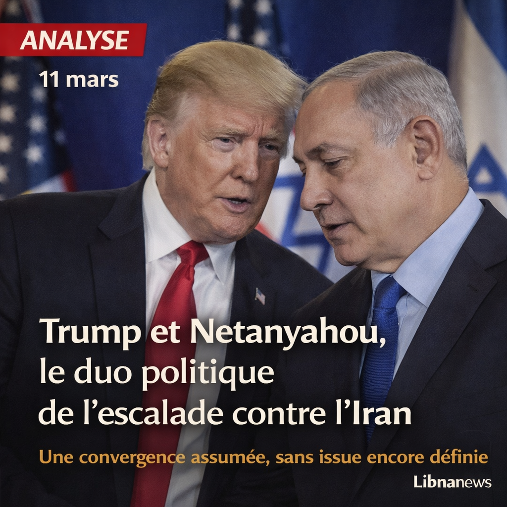 Trump et Netanyahou, le duo politique de l’escalade contre l’Iran