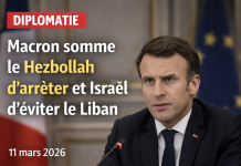 « Le Hezbollah a commis une faute majeure » : Emmanuel Macron exhorte le parti chiite à cesser ses attaques et Israël à renoncer à toute offensive terrestre au Liban « Le Hezbollah a commis une faute majeure » : Emmanuel Macron exhorte le parti chiite à cesser ses attaques et Israël à renoncer à toute offensive terrestre au Liban