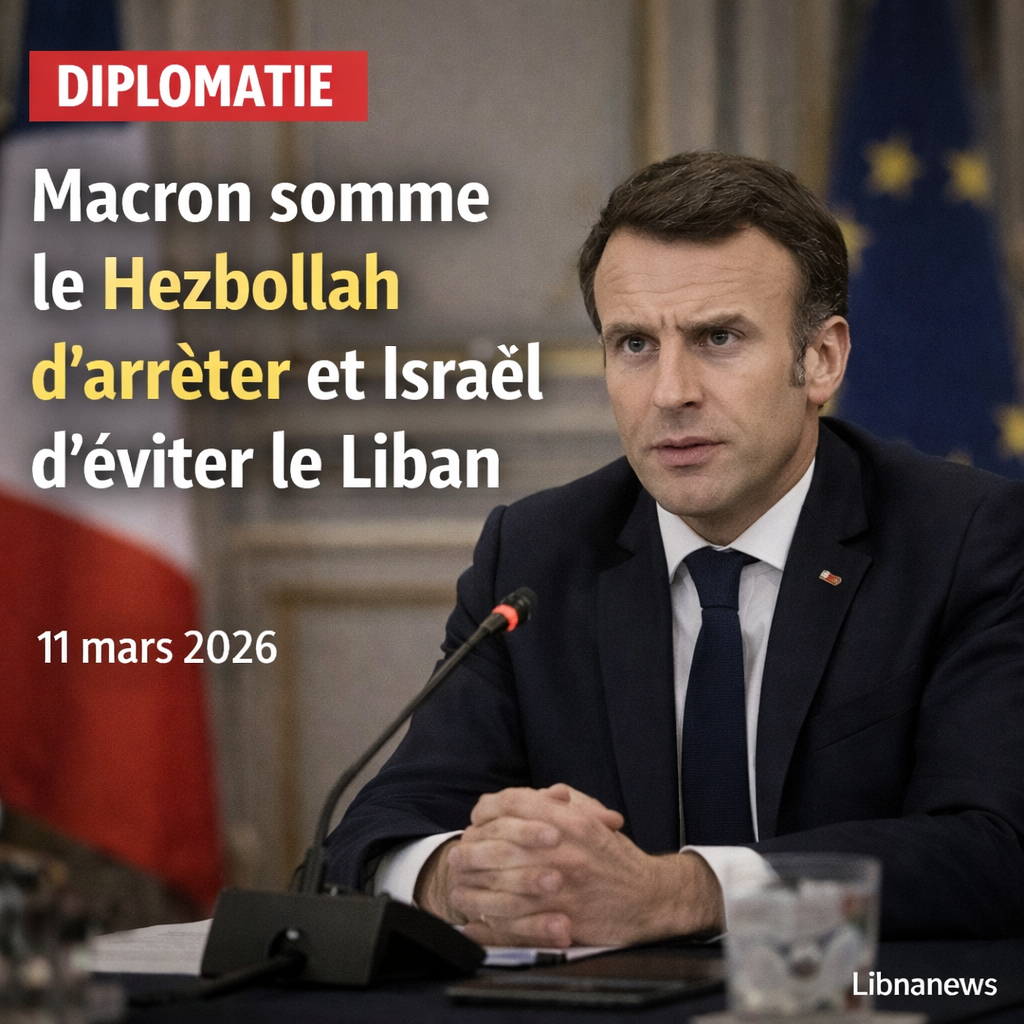 « Le Hezbollah a commis une faute majeure » : Emmanuel Macron exhorte le parti chiite à cesser ses attaques et Israël à renoncer à toute offensive terrestre au Liban