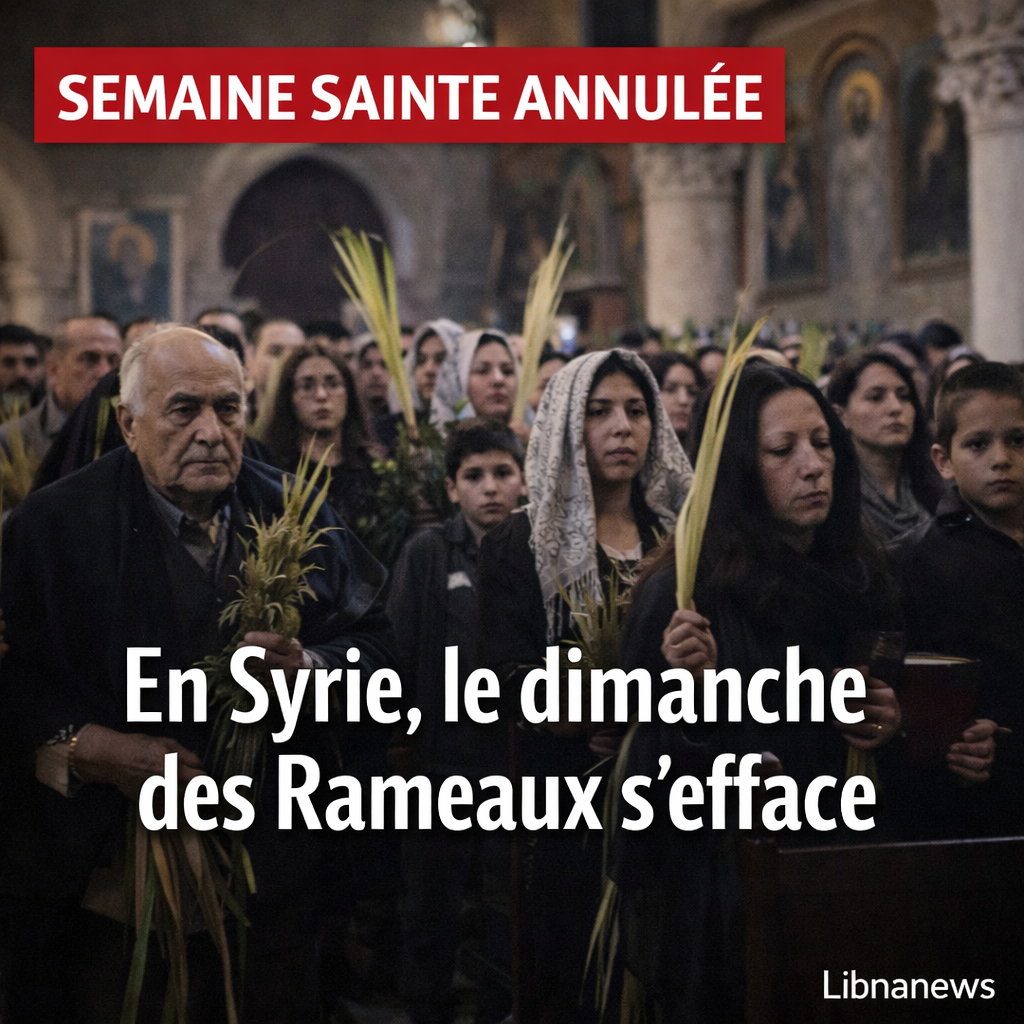 En Syrie, le dimanche des Rameaux s’efface