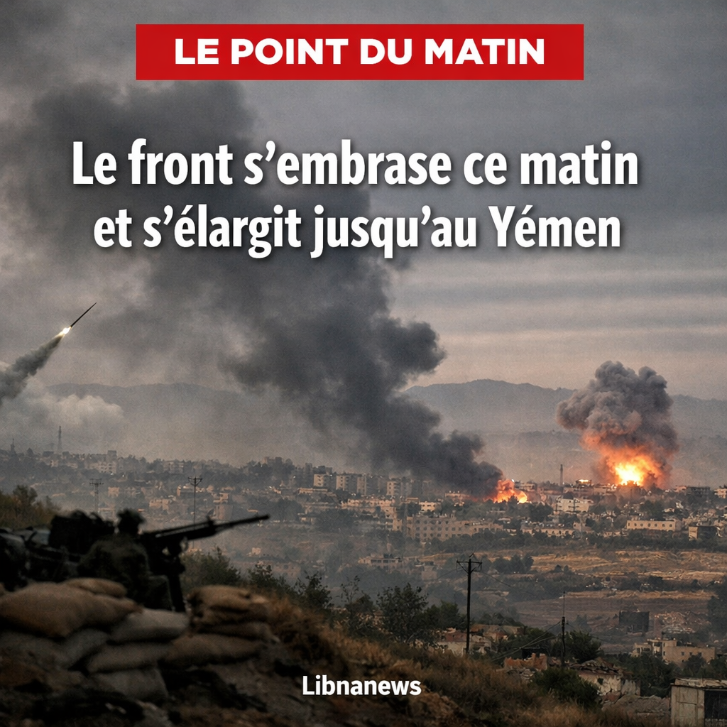 Le front s’embrase ce matin et s’élargit jusqu’au Yémen