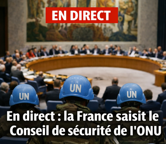 En direct: la France saisie le conseil de sécurité de l’ONU