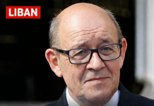 Le Drian fixe une limite à l’exigence israélienne Le Drian fixe une limite à l’exigence israélienne