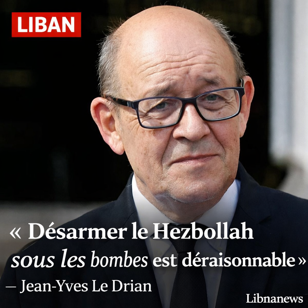 Le Drian fixe une limite à l’exigence israélienne