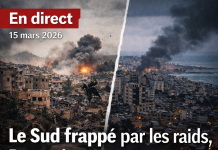 En direct: le Sud frappé par les raids, Beyrouth maintenue sous menace et peut être des négociations