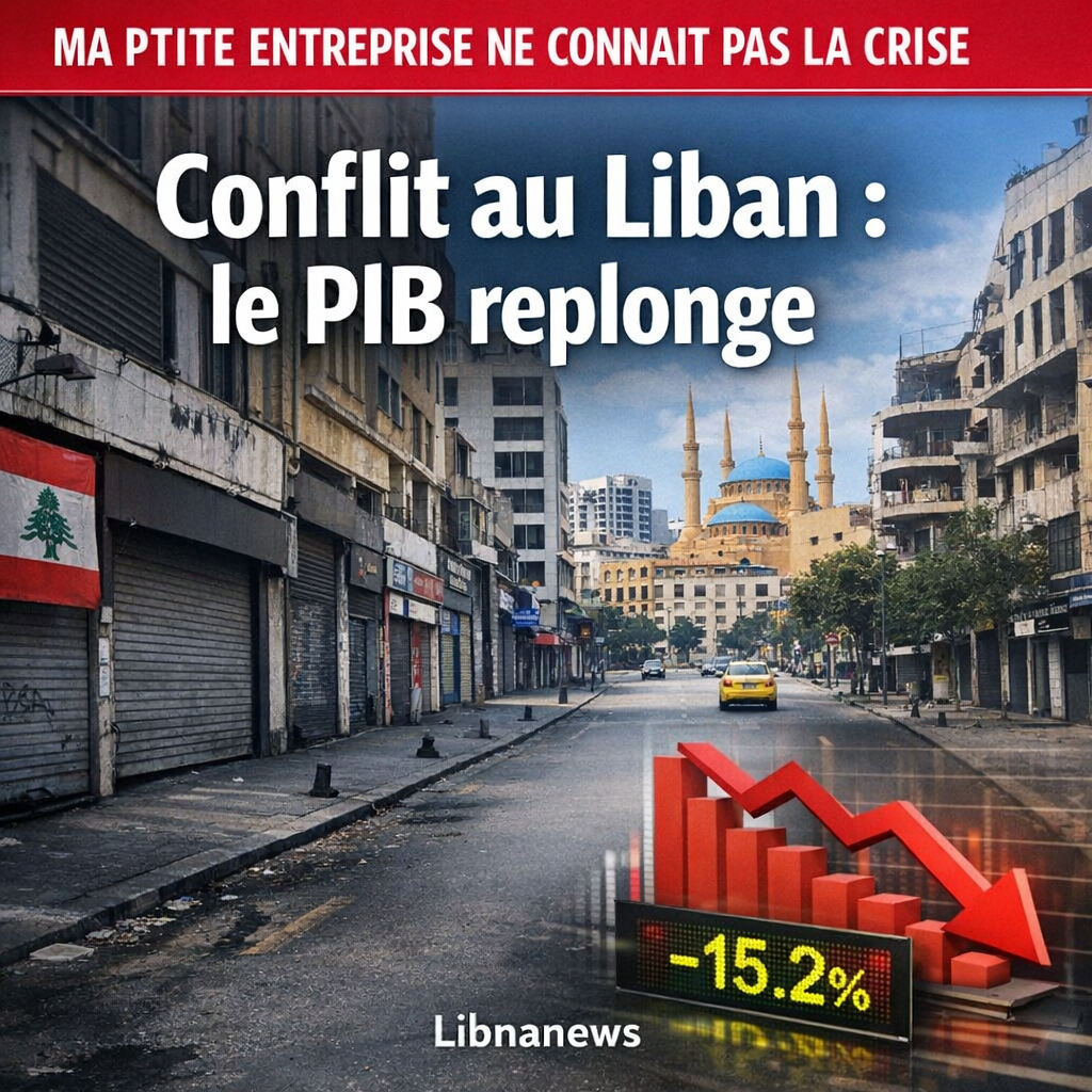 Conflit au Liban : le PIB replonge النزاع في لبنان: يعود الناتج المحلي الإجمالي