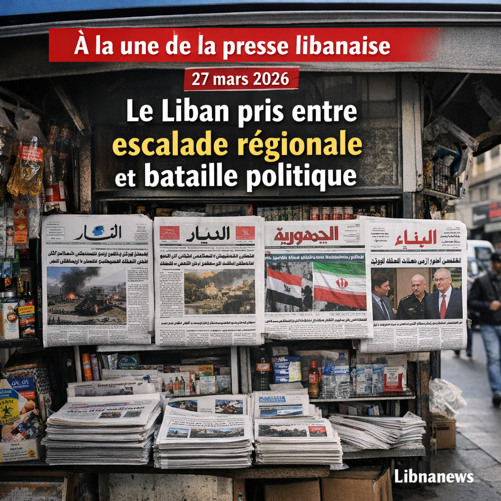 Revue de presse: le Liban pris entre l’escalade régionale, la bataille autour de l’ambassadeur iranien et la recherche d’un cadre politique de sortie استعراض صحفي: وقع لبنان بين التصعيد الإقليمي، والمعركة حول السفير الإيراني، والبحث عن إطار سياسي للخروج