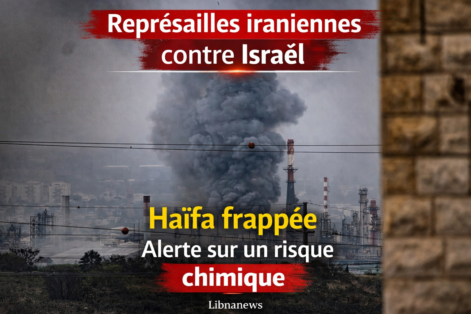 Haïfa frappée après le bombardement d’un champ gazier iranien, de premières alertes sur un risque chimique