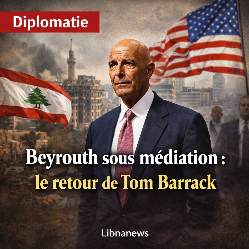 Beyrouth sous médiation : le retour de Tom Barrack et les limites de la voie américaine Beyrouth sous médiation : le retour de Tom Barrack et les limites de la voie américaine