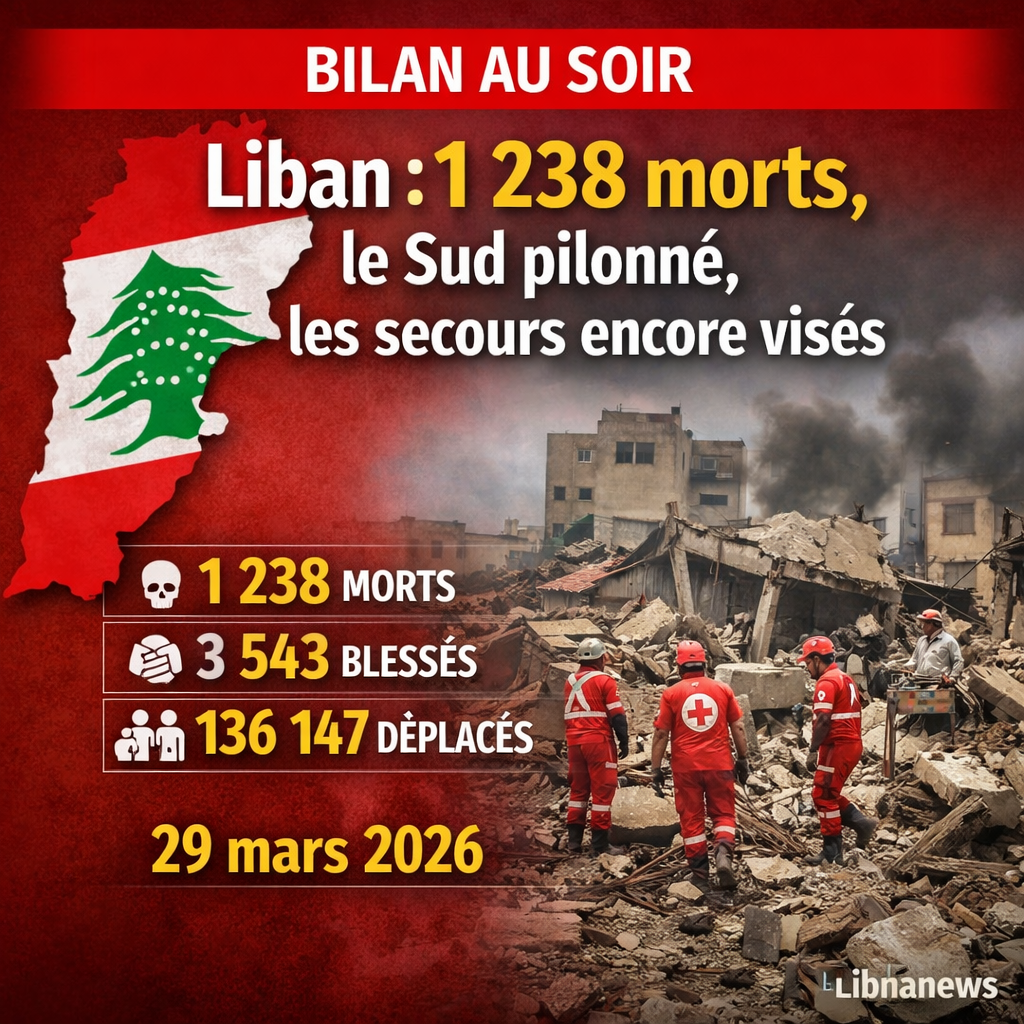 لبنان: 238 1 قتيلا، قذيفة جنوبية، لا تزال المعونة موجهة