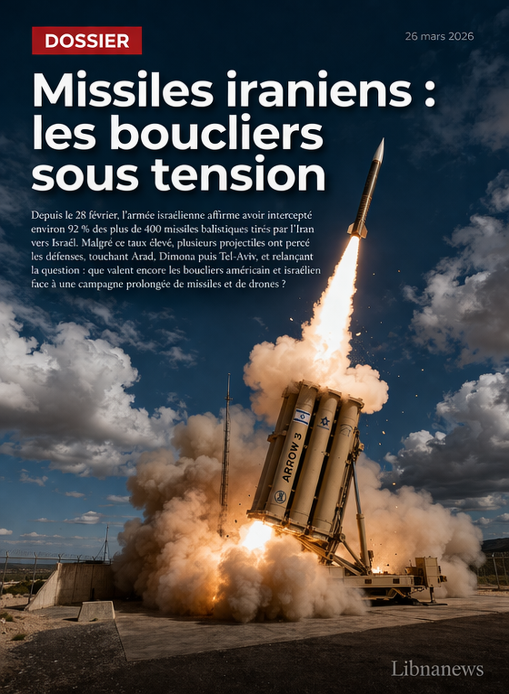 Missiles iraniens: les boucliers sous tension et vulnérabilité critique