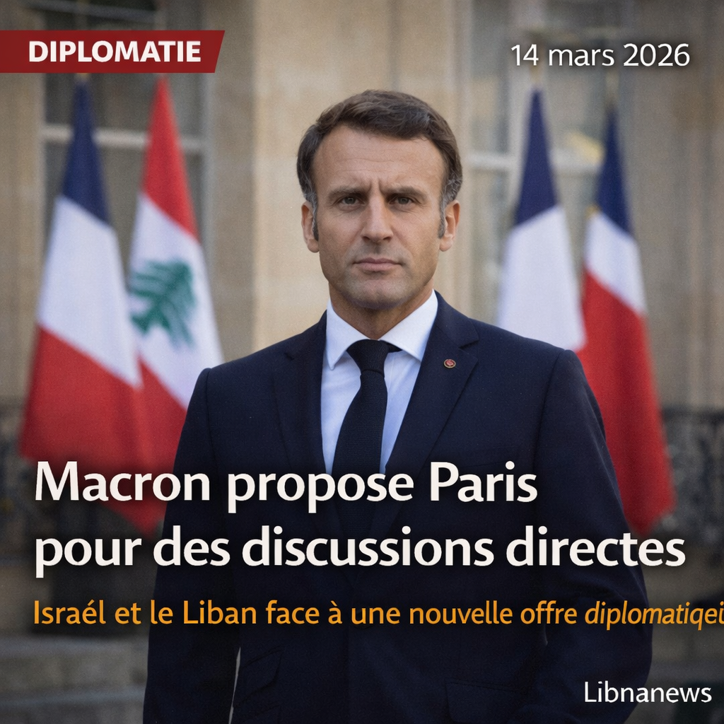 Macron propose Paris pour des discussions Israël-Liban, sur fond de menace d’offensive terrestre au sud