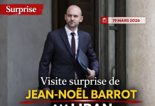 Visite surprise de Jean-Noël Barrot au Liban sur fond d’intense pression diplomatique