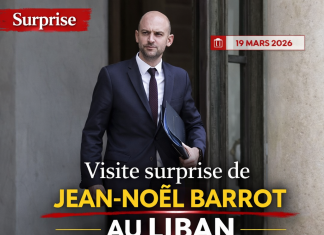 Visite surprise de Jean-Noël Barrot au Liban sur fond d’intense pression diplomatique