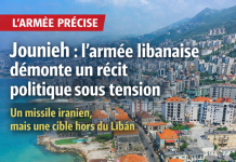 Jounieh : non, le missile n’était pas « destiné au Liban » Jounieh : non, le missile n’était pas « destiné au Liban »